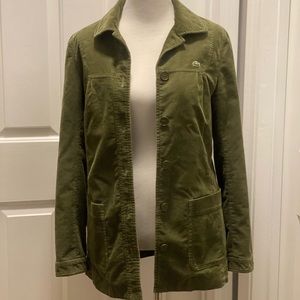 Lacoste Sage Green long sleeve light jacket Medium sz